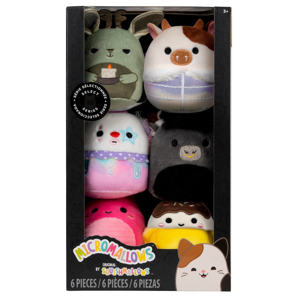Micromallows Select Series 6-Pack - Ronnie, Junie, X. Axis, Ennis, Martha, Lake