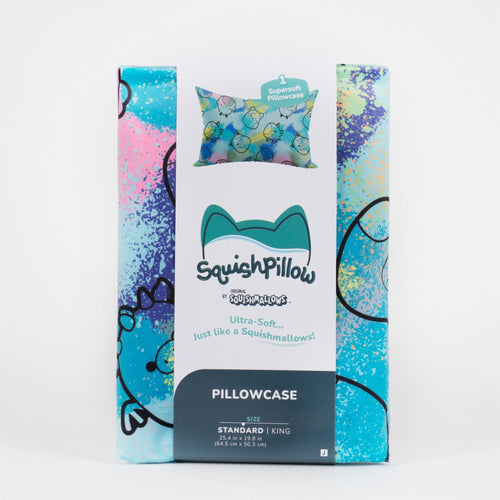 "'Mallow Nights" Blue SquishPillow Pillowcase (Standard)