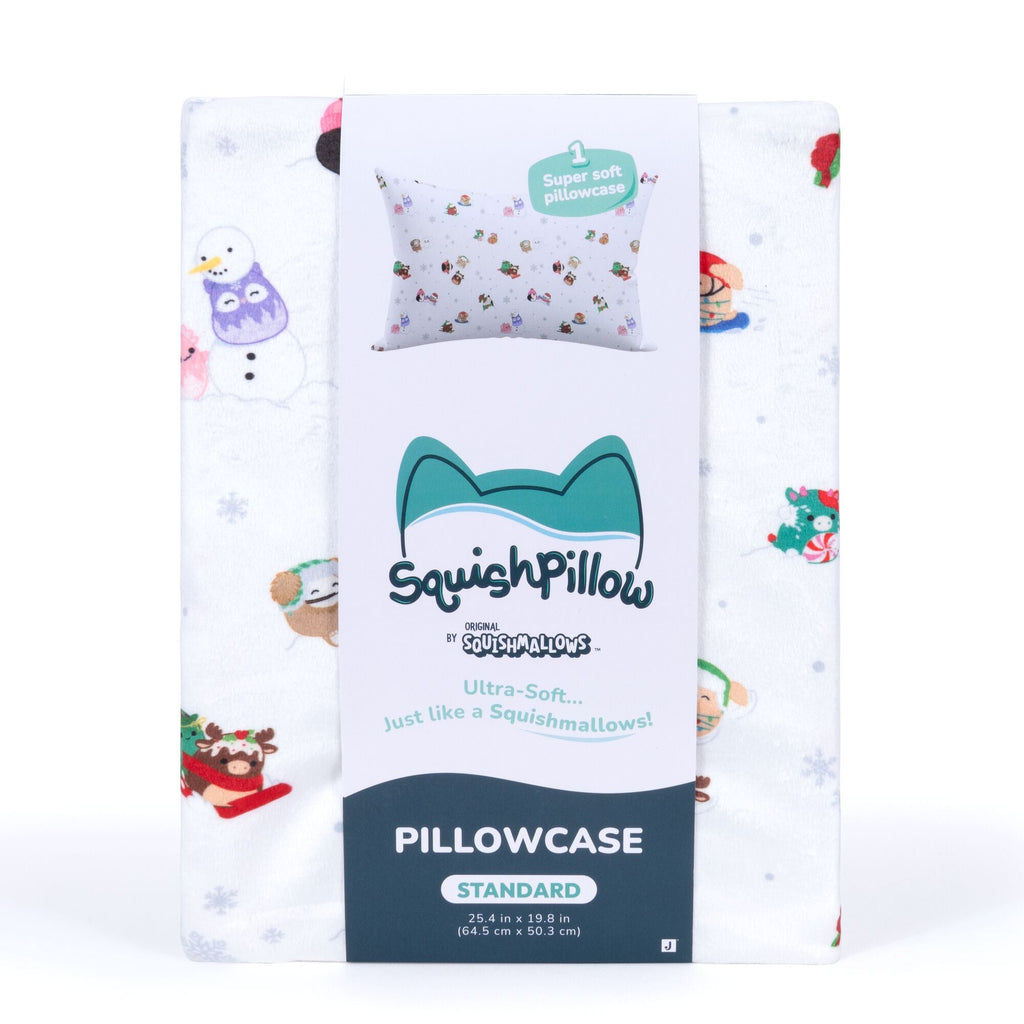 “Winter Discovery” SquishPillow Pillowcase (Standard) - New Squishmallows