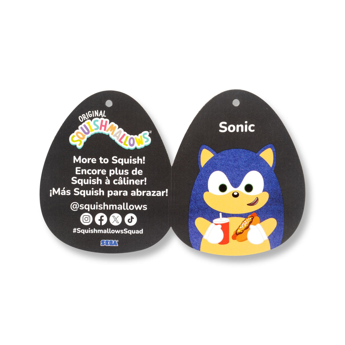 12-Inch Sonic Holding Chili Dog Plush