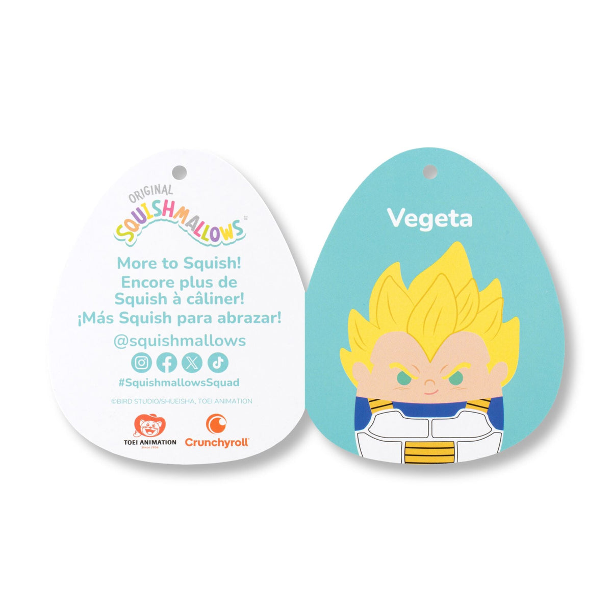 Dragon Ball Z 8-Inch Super Saiyan Vegeta Plush