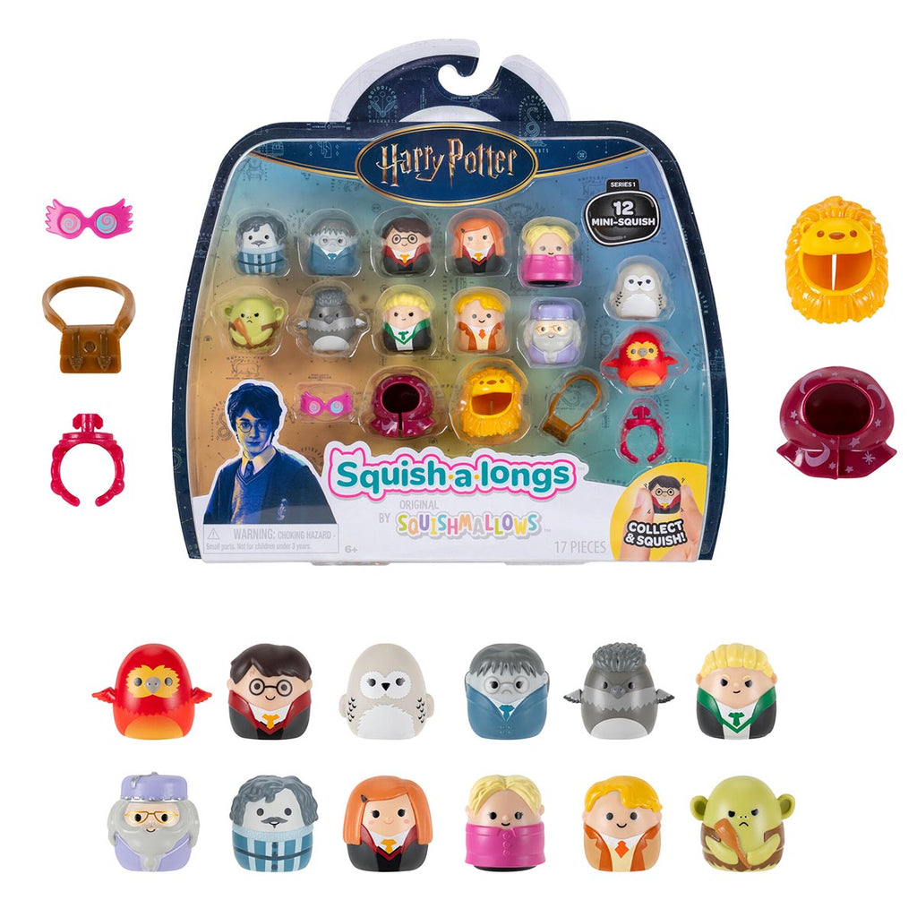 Squish-a-longs “Harry Potter” Mini-Squish and Accessory 12-Pack
