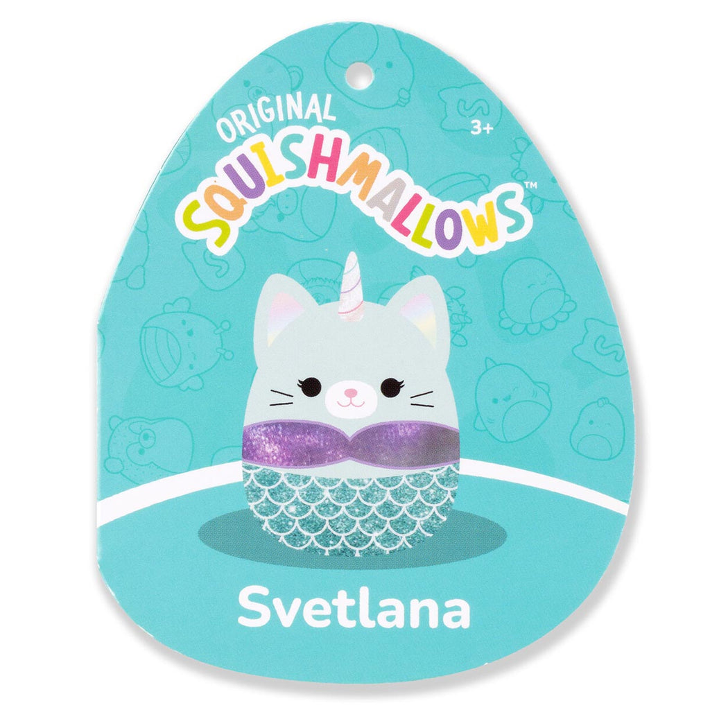20-Inch Svetlana the Teal Caticorn Mermaid