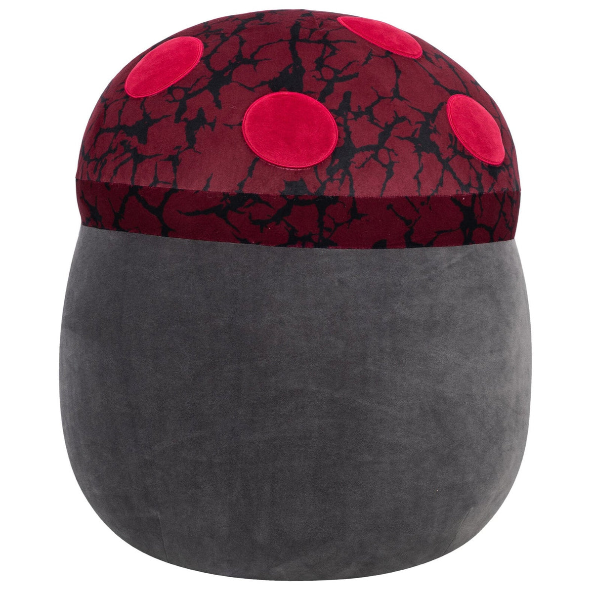 20-Inch Gert the Maroon and Black Mushroom