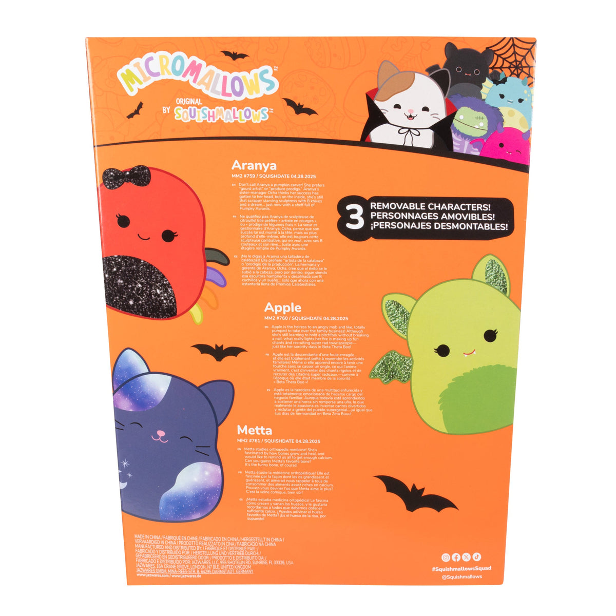 Squishmallows Original Halloween Micromallows Bouquet - New Squishmallows