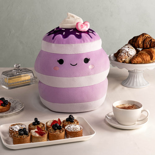 12-Inch Select Series Una the Ube Pancakes with Pink Pretzel