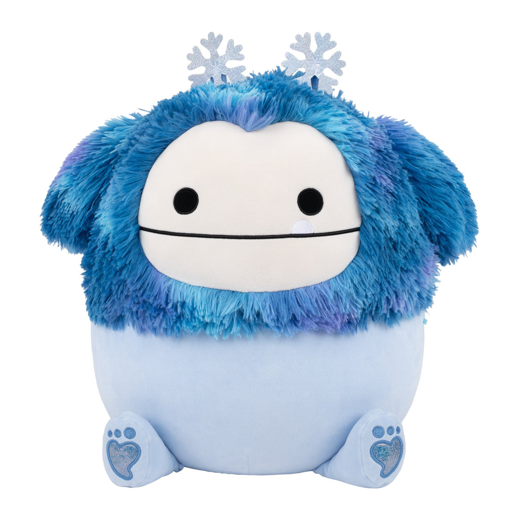 16-Inch Yukio the Blue Bigfoot with Snowflake Headband