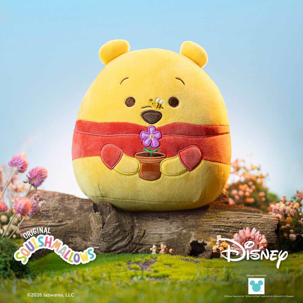 8-Inch Select Series Winnie the Pooh with Bee and Flower - Online Exclusives